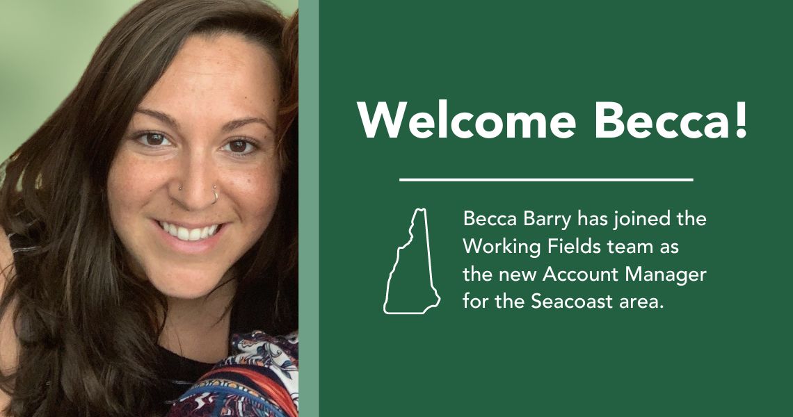 Welcoming Becca Barry to the Working Fields staff Team